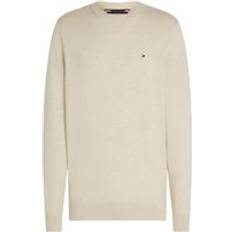 Tommy Hilfiger Pima Pullover, Heathered Oatmilk