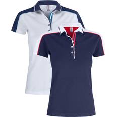 Donna - Multicolore Polos Clique Pittsford Poloshirt Damen 00 weiß