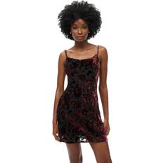 Superdry Women Dresses Superdry Devore Cowl Neck Mini Slip Dress