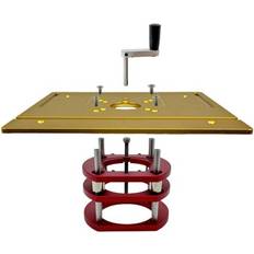 Power Tool Accessories Geni-Store Insert Plate Router Lift Kit for 65mm Diameter Motors Woodworking Workbench Trimmer Engraving Machine Tool