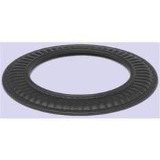 Black Chimneys PerfectPillows Imperial Manufacturing Group BM0095 7 Inch 24-ga Snap-Lock Black Stovepipe Trim Collar Od 3 3/4 Inch Larger Than Id