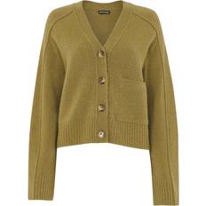 Green Cardigans Whistles Wool Blend Pocket Cardigan