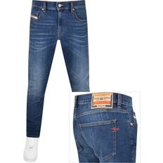 Diesel Strukt Slim Fit Mid Wash Jeans Blue