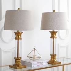 Red Barrel Studio Lavdim Gold/Gray Table Lamp 32"