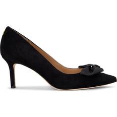 Skor Lauren Ralph Lauren Lauren Ralph Lauren Lanette Suede Bow Pointed Heeled Courts