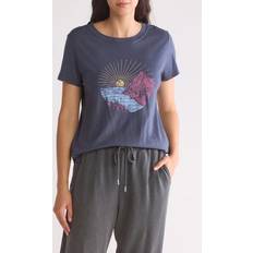 Clothing C&C California Julia Everyday Graphic T-Shirt in Mood Indigo (Medium)