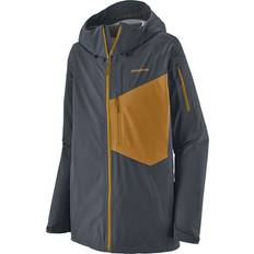 Patagonia Men's SnowDrifter Ski Snowboard Jacket - Smolder Blue/Raptor Brown
