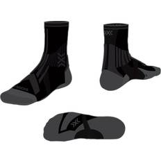 Silver Strumpor X-Socks Trailrun Perform Crew Löparsockor - Black/Grå