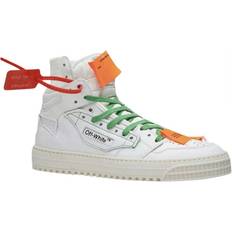 Off-White Women Trainers Off-White Womens Off Court 3.0 White High Top Leather Sneakers