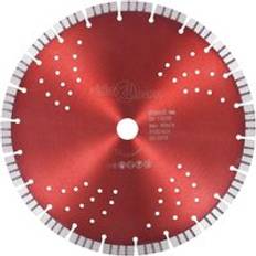 Diamond Cutting Disc with Turbo and Holes Steel 300 mm