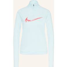 Abbigliamento esterno Nike Womens Swoosh HBR Midlayer Long-Sleeved T-Shirt Blue