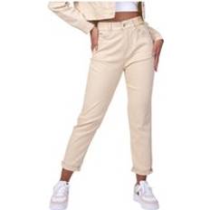 Beige - Femme Jeans Women's basic cropped jeans Project X Paris