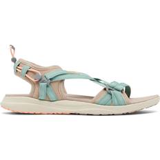 Turkis Vandresandaler Columbia til Kvinder Sandal Fast Ingen Casual - Blå/Pink