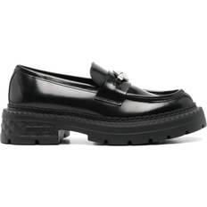 Jimmy Choo Loafers Jimmy Choo Marlow Diamond leather loafers women Calf Leather/Rubber/Calf Leather Black