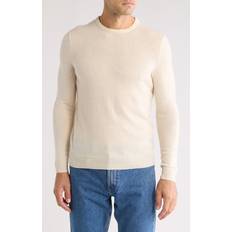 Nordstrom Crewneck Cashmere Sweater in Ivory Soft (Large)