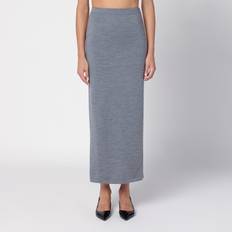 Moschino Extra-fine merino wool knit skirt