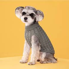 Pets Maxpower Pet Dog Knitted Woolen Clothes - Grey