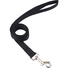 Pets Maxpower Classic Solid Pet Dog Collar 1.0 cm - Black Leash