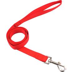 Pets Maxpower Classic Solid Pet Dog Collar 1.0 cm - Red Leash