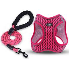 Pets Maxpower Supet Pet Cat and Dog Chest Strap L - Rose Red