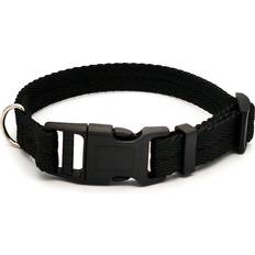 Pets Maxpower Nylon Webbing Dog Collar XL - Black