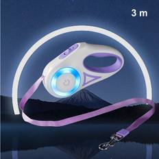 Pets Maxpower 3M 5M Automatic Retractable Dog Leash - Purple