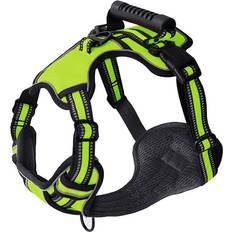 Pets Maxpower Breathable Reflective Dog Harness M - Green