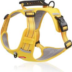 Pets Maxpower Nylon Adjustable Dog Harness XL - Yellow