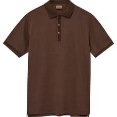 MMGHarvey Polo Ss Tee, Brown Latte