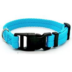 Pets Maxpower Nylon Webbing Dog Collar L - Sky Blue