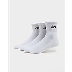 New Balance Quarter Pack Unisex Socks White 6.5-8