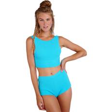 Turkoois Bikini's Banana Moon Zwembroekje Voor Dames Naza Scrunchy - Turquoise