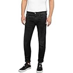 Replay Anbass Hyperflex Jeans - Black