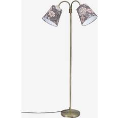 Bodenlampen PR Home Sofia Dahlia Brown/Antique Brass Floor Lamp 150cm