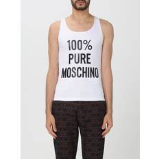 Moschino Räfflad Tanktop - Vit