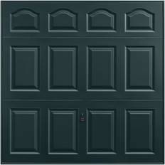 Sectional Doors on sale Garador Cathedral Panelled Frameless Retractable Garage Door Anthracite Grey 2438 x 2136mm