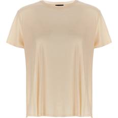 Soie T-shirts Tom Ford Ford-Silk T Shirt - Beige/Donna