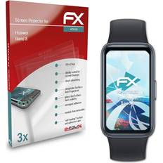 atFoliX 3x screen protector for huawei band 8 protective film clear&flexible
