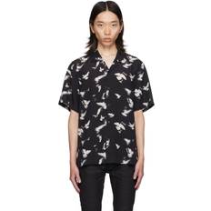 Tencel Shirts Ksubi Ksubi Men's Flight Short Sleeve Resort Shirt Black