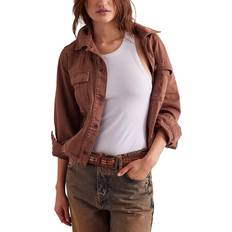 Outerwear Free People Jade Denim XSmall Chocolate