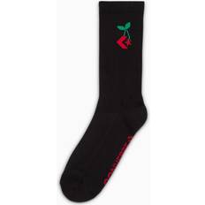 Clothing Converse Star Chevron Cherry Crew Socks Black
