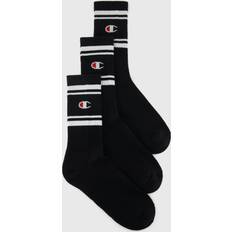 Champion Underkläder Champion Seasonal Socks 3PP C-Logo Crew, Svart, 35-38 (2-5 Storbritannien) Unisex Vuxen -FW23, Nero, 35-38