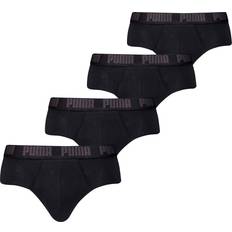 4 Stk. Unterhosen Puma herren slips, 4er pack basic brief ecom, cotton stretch, everyday schw. Schwarz