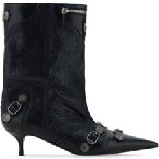 Balenciaga Rubber Boots Balenciaga 50mm Cagole boots women Calf Leather/Calf Leather/Calf Leather Black