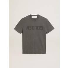 GOLDEN GOOSE Grey Washed-Out T-Shirt - Grey