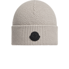 Moncler Man Beanies Moncler Wool-Cashmere Beanie brown One