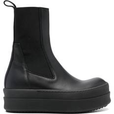 Rick Owens Boots Rick Owens Mega Bumper Beatle boots women Calf Leather/Fabric/Fabric/Calf Leather/Rubber Black