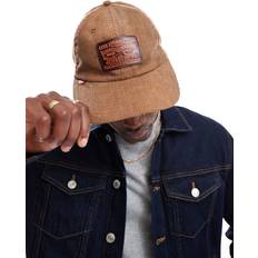Levi's Kepsar Levi's Heritage Ljusbrun keps manchester med logga-Brown
