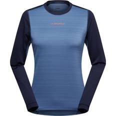 Mehrfarbig - Trainingsbekleidung T-Shirts La Sportiva Damen Tour Longsleeve blau