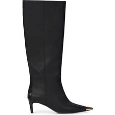 Anine Bing 57mm Tall Nina boots women Leather/Leather/Leather Black